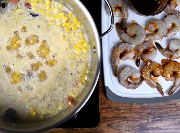 BBQ Shrimp & Corn Chowder - Step 5